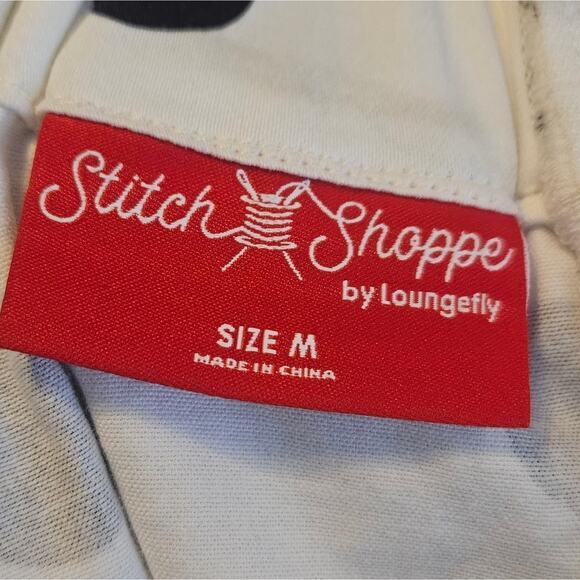 Disney Stitch Shoppe by Loungefly B&W Polka Dot Minnie Mouse Skirt & Top Set,  M - Picture 7 of 7